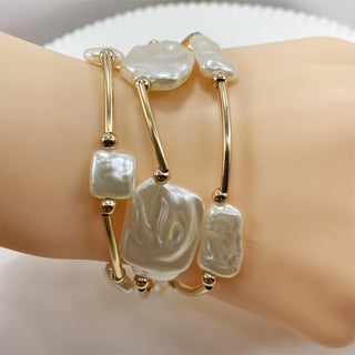 Barok Parel Armbanden Set van 3