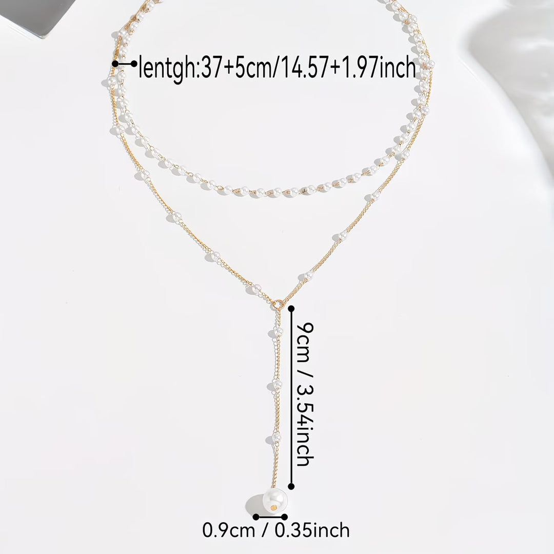 Oplopende Parelstreng Ketting