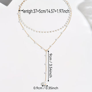 Oplopende Parelstreng Ketting