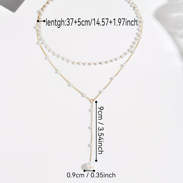 Oplopende Parelstreng Ketting