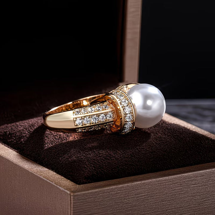 Parelkroon Ring