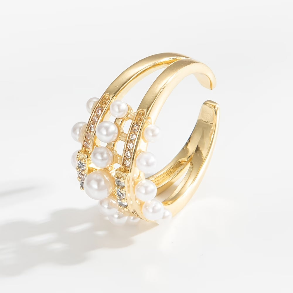 Parel Zirkonia Ring