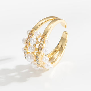 Parel Zirkonia Ring