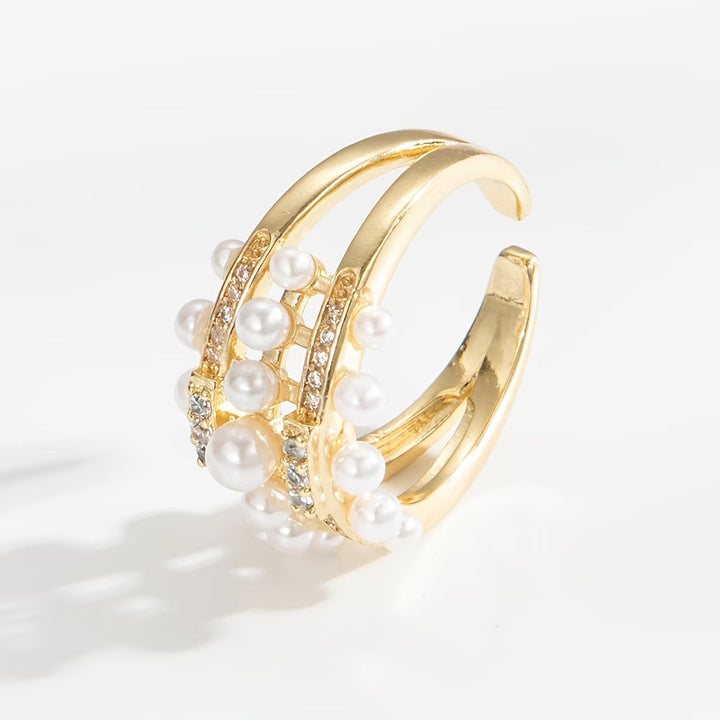 Parel Zirkonia Ring