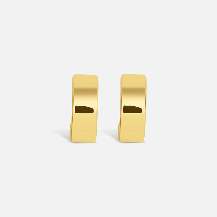 Moderne Vintage Gold-Creolen
