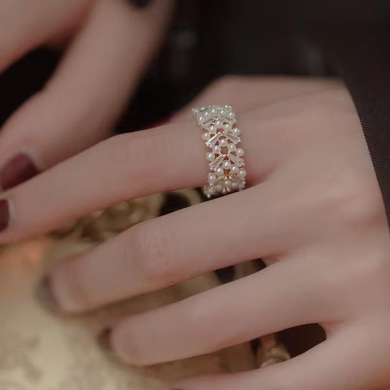 Parelblad Ring