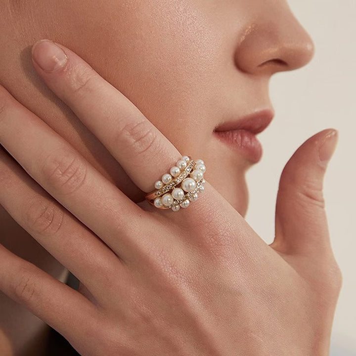 Parel Zirkonia Ring