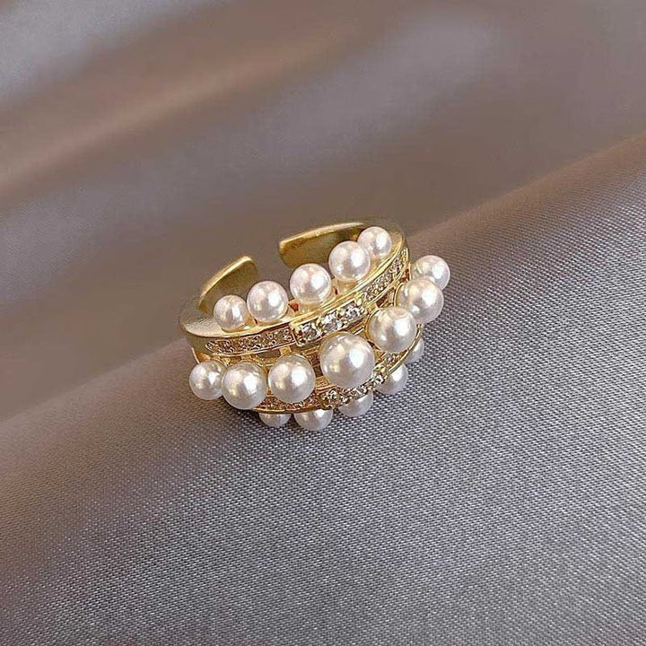 Parel Zirkonia Ring