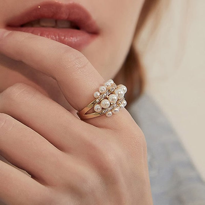 Parel Zirkonia Ring
