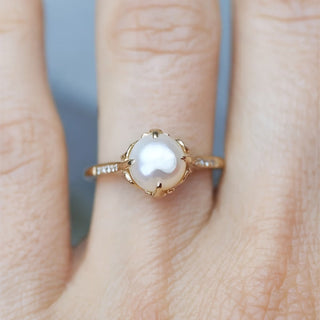 Parel &amp; Kristal Ring