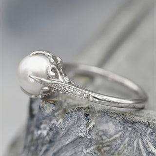 Parel &amp; Kristal Ring