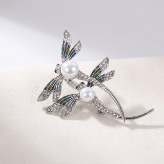 Vintage Libelle Parelbroche