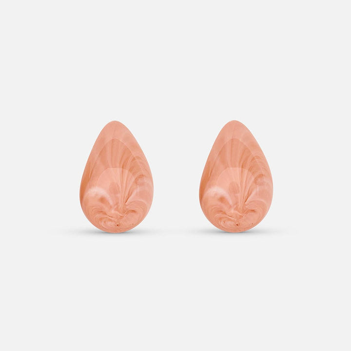 Moderne Blush-Tropfenohrringe