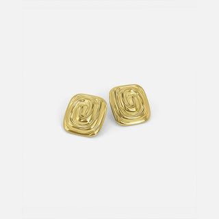 Aurelia Spiral Gold-Ohrringe