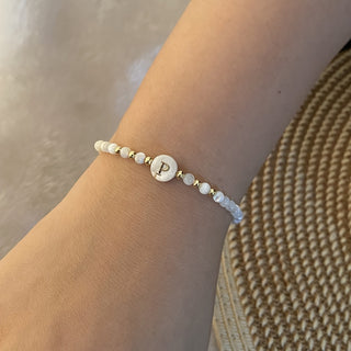 Parel Initiaal Armband