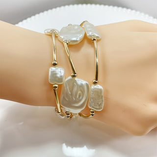 Barok Parel Armbanden Set van 3