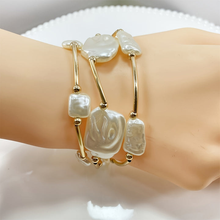 Barok Parel Armbanden Set van 3