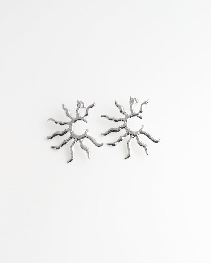 Sonnenstrahlen Statement-Ohrstecker