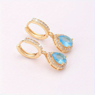 Exquisite Ohrringe mit kubischem Zirkonia