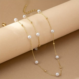 Delicate Parelketting Set