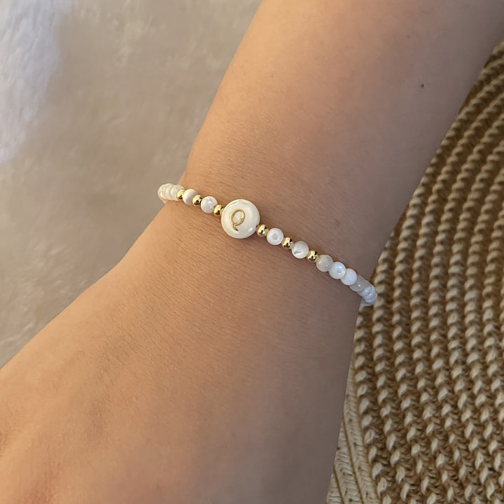 Parel Initiaal Armband