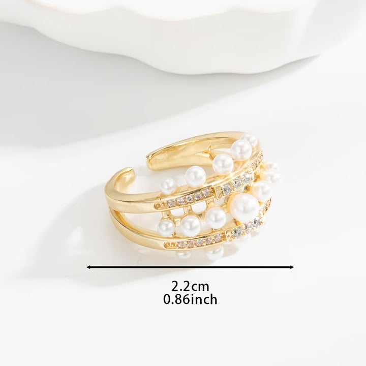 Parel Zirkonia Ring