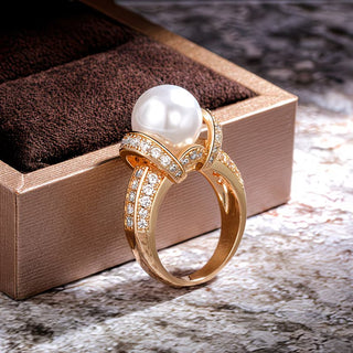 Parelkroon Ring
