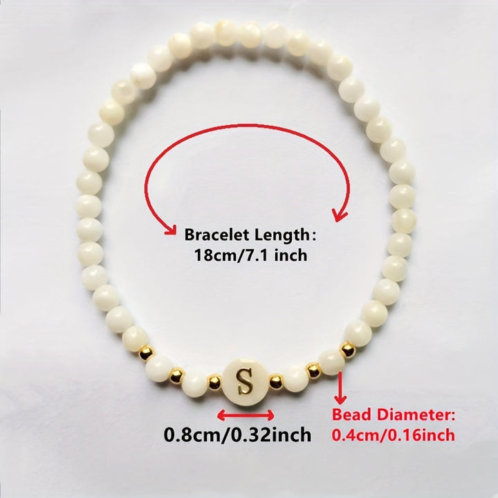 Parel Initiaal Armband
