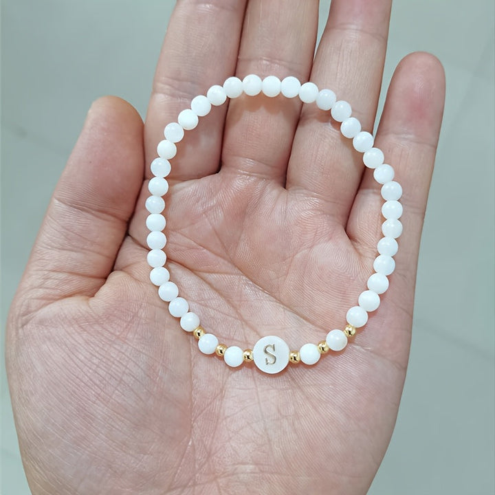 Parel Initiaal Armband
