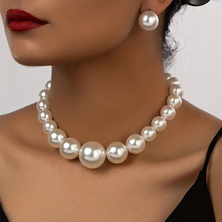 Klassieke Vintage Parel Sieradenset
