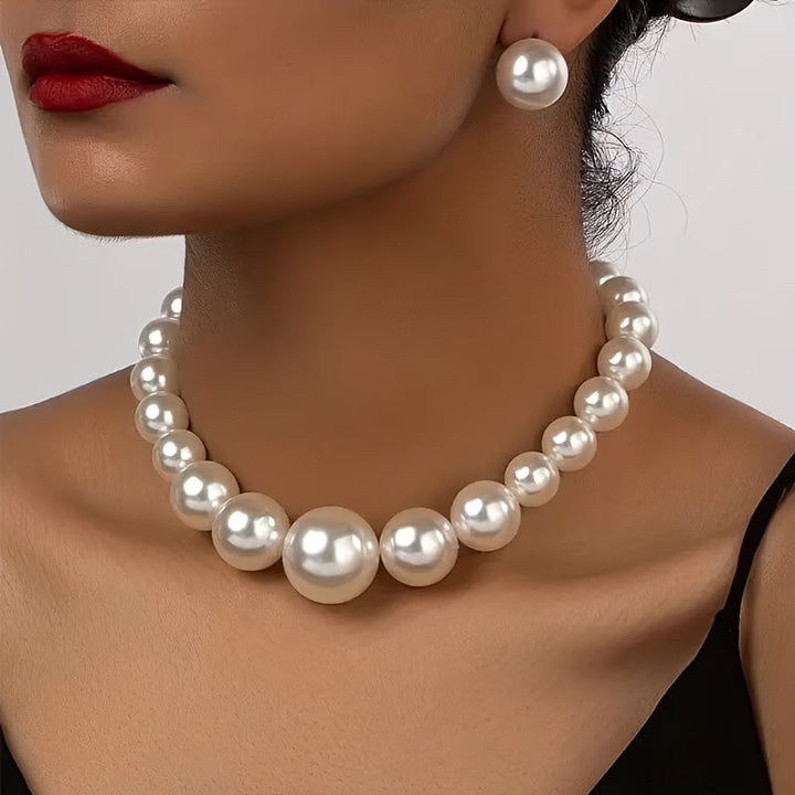 Klassieke Vintage Parel Sieradenset