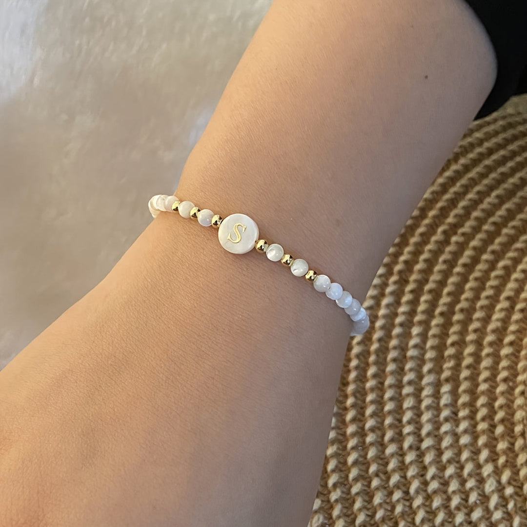 Parel Initiaal Armband