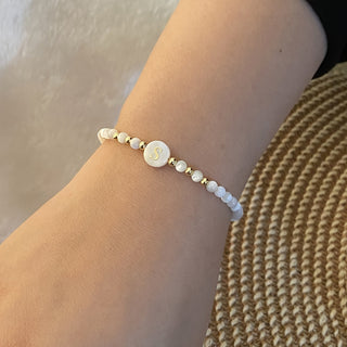 Parel Initiaal Armband