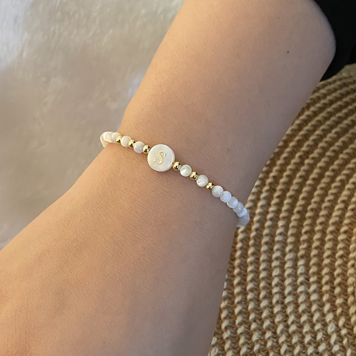 Parel Initiaal Armband