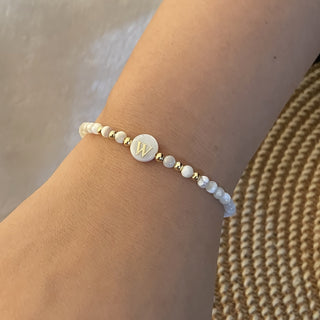 Parel Initiaal Armband