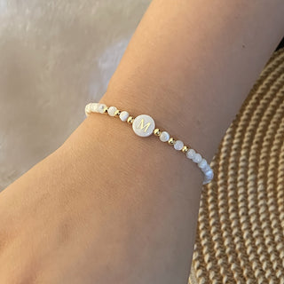 Parel Initiaal Armband
