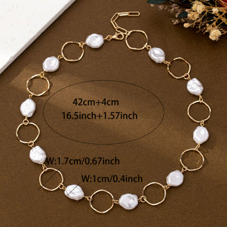 Vintage Barokparel Schakelketting