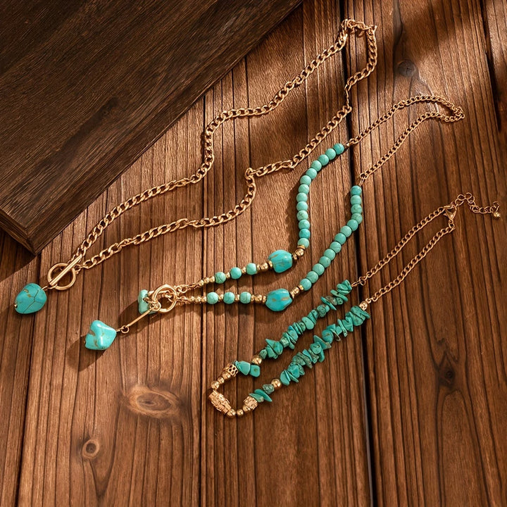 Turkoois Statement Ketting