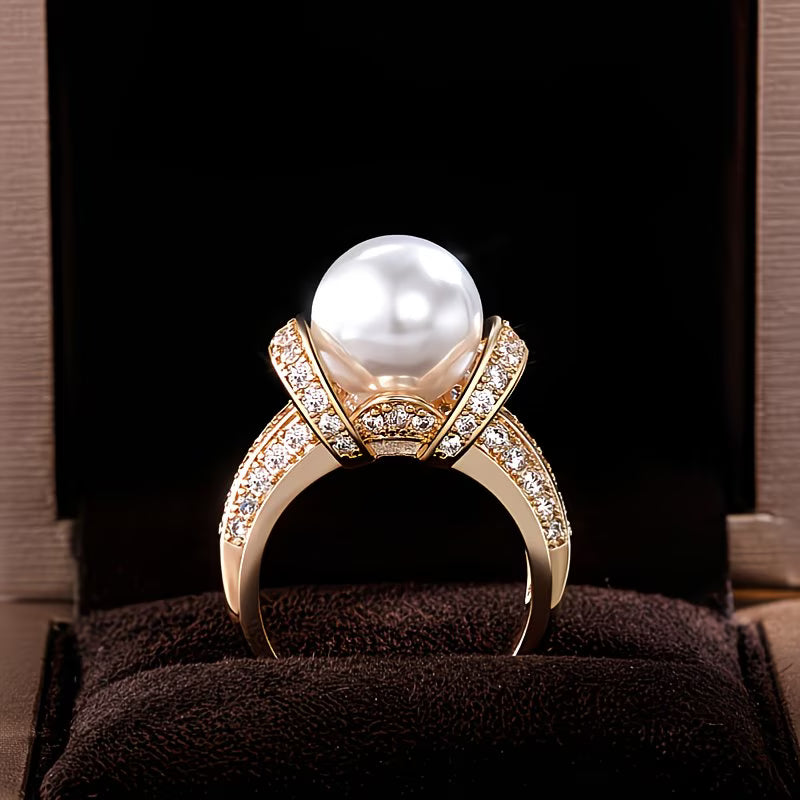 Parelkroon Ring