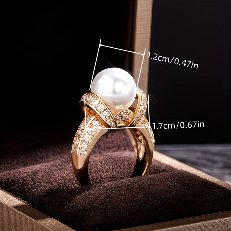 Parelkroon Ring