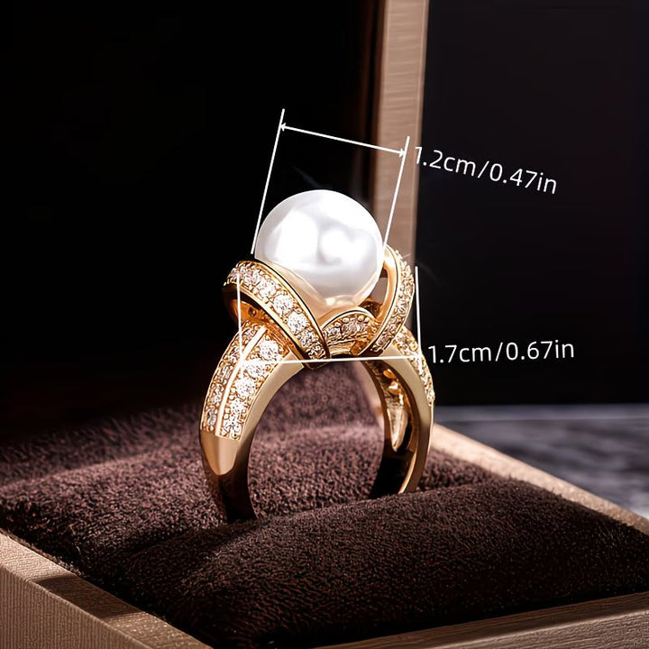 Parelkroon Ring