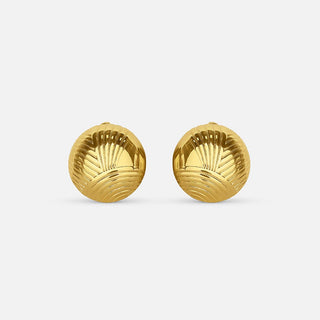 Elegante Ohrringe mit Goldkreis