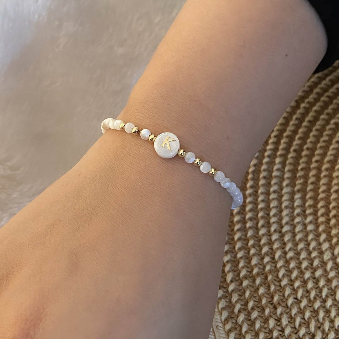 Parel Initiaal Armband