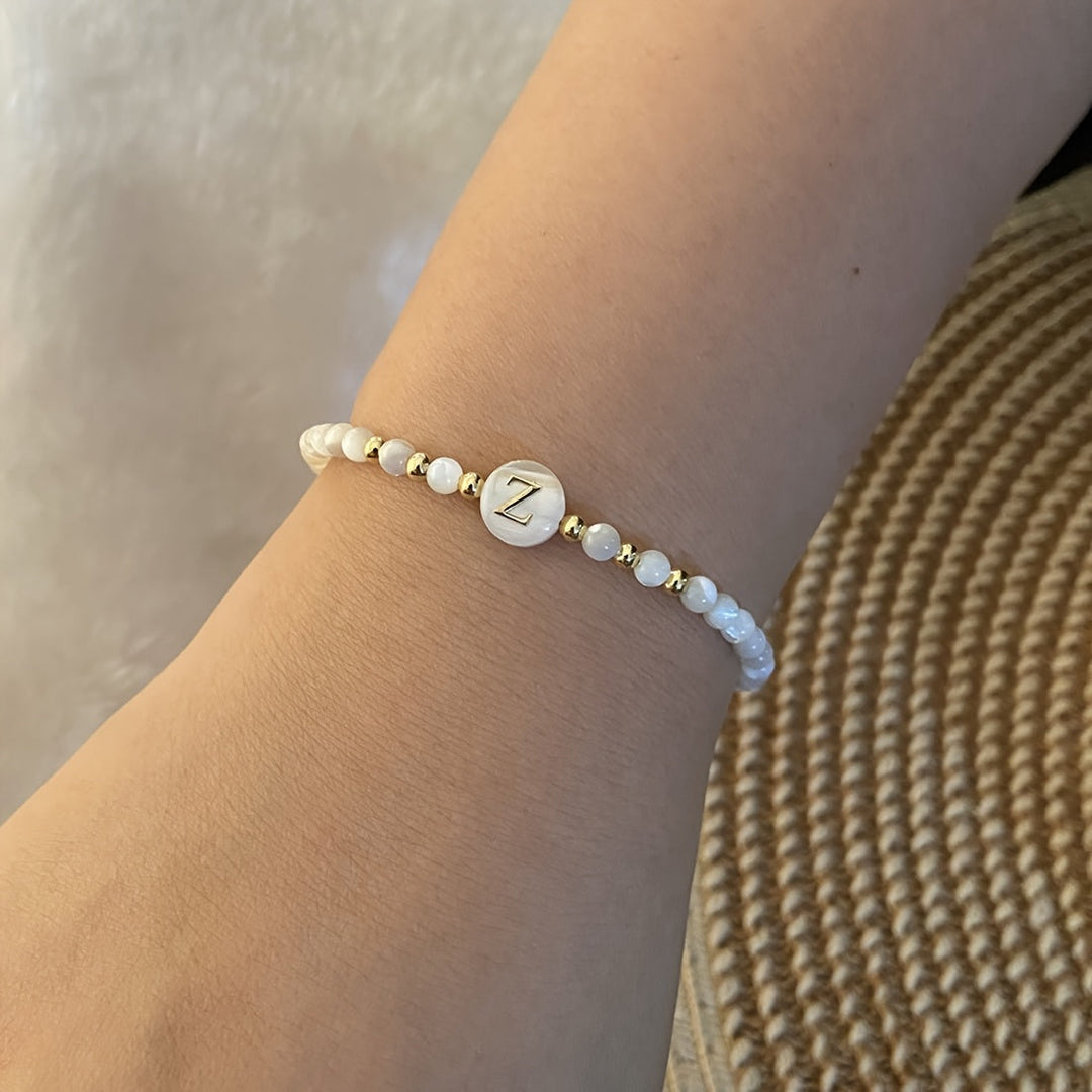 Parel Initiaal Armband