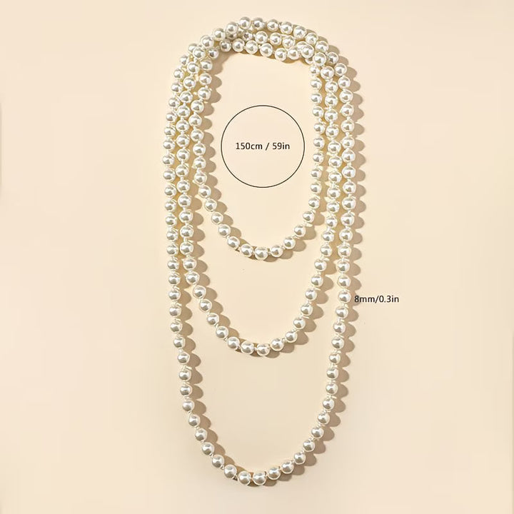 Tijdloze Dubbele Parelketting