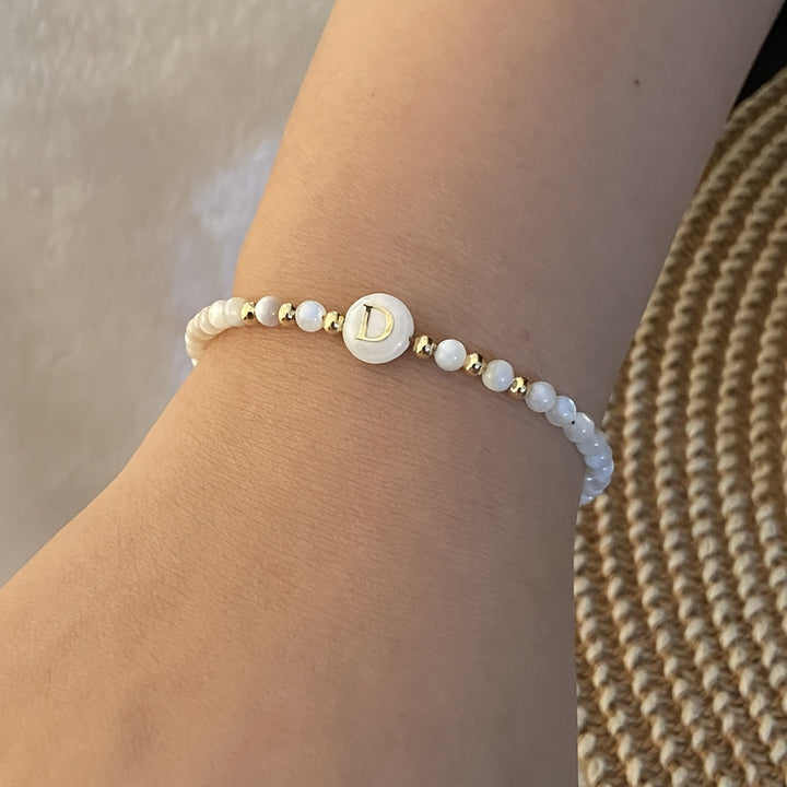 Parel Initiaal Armband