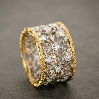 Ring Efeu mit Zirkonia
