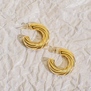 Alltags Chunky Twist Creolen