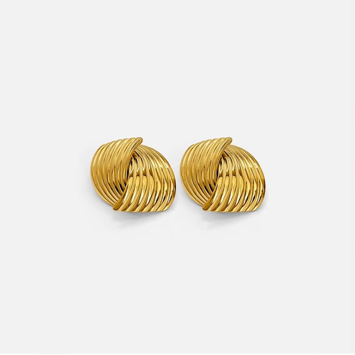 Moderne Gold-Drehohrstecker