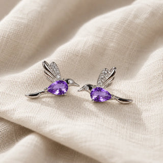Kolibri Silber Ohrstecker